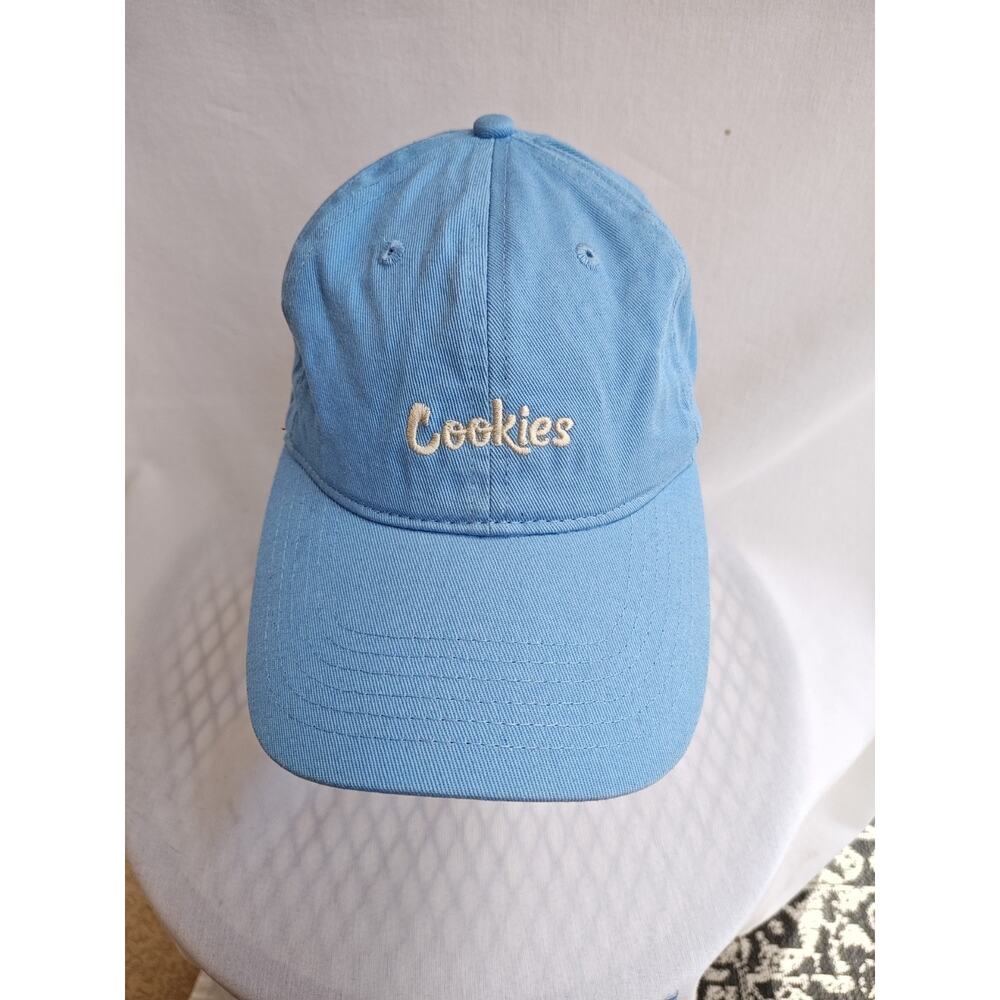 Cookies Clothing‎ Original Logo Dad Hat Strapback Blue Cotton Adjustable Cap